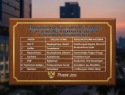 Perbandingan Ideologi Partai Politik Besar di Indonesia Berdasarkan Platform dan Program Kerja Mereka
