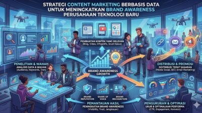 Strategi Content Marketing Berbasis Data Untuk Meningkatkan Brand Awareness Perusahaan Teknologi Baru