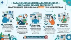 Cara Membangun Kebiasaan Membaca Berita dari Sumber Terpercaya Agar Terhindar dari Informasi Hoaks yang Menyesatkan