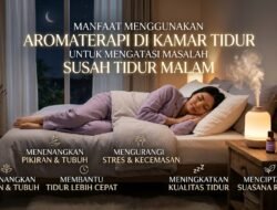 Manfaat Menggunakan Aromaterapi Di Kamar Tidur Untuk Mengatasi Masalah Susah Tidur Malam